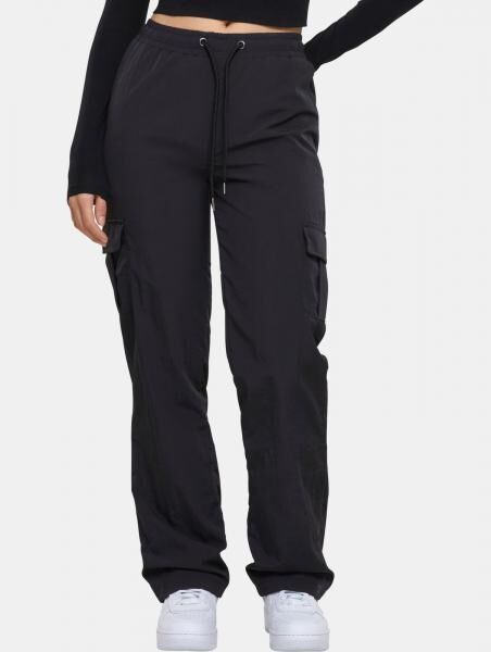 stylische URBAN CLASSICS Damen Jeans Taschen 90 g/m&sup2; Schwarz