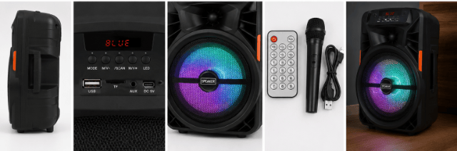Tragbarer Bluetooth-Lautsprecher 10W – 8