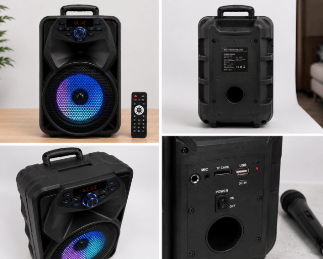 Tragbarer Bluetooth-Lautsprecher 10W – 8
