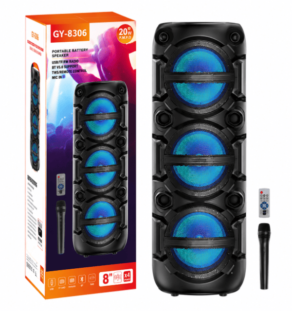Portable 20W Bluetooth Speaker – 8
