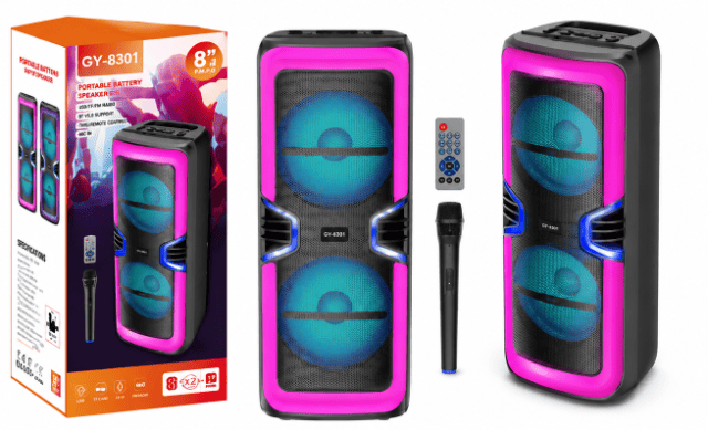 Tragbarer Bluetooth-Lautsprecher 20W mit 8