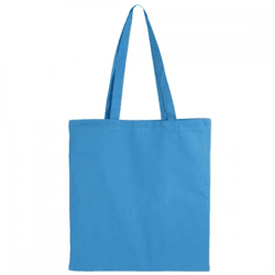 Umhängetasche Baumwolle blau 42 cm