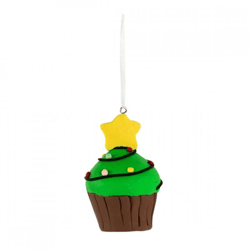 Weihnachtsaufhänger Muffin 8 cm