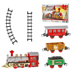 Christmas Train, Lights and Sound, 12-piece set