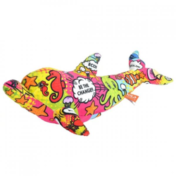 Wild Republic soft toy message AND dolphin 35 cm