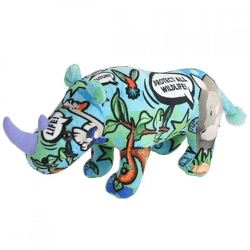 Wild Republic cuddly message AND rhinoceros 40 cm VE20
