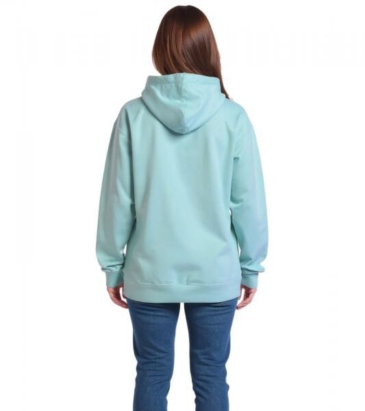 ZEGY Damen Hoodie schlichter Kapuzen-Pullover mit K&auml;ngurutasche Sweater 1082 Mint-Gr&uuml;n