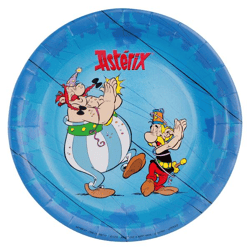 8 TELLER PLASTIC FREE ASTERIX® 23 cm
