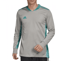 adidas AdiPro 20 Herren nachhaltiges Torwart-Trikot Langarm-Shirt Fitness-Pullover FI4196 Grau/Grün