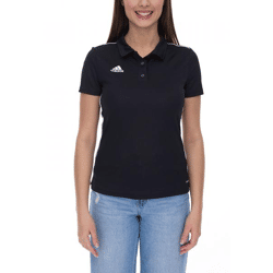 adidas Core 18 Damen Polo-Shirt Kurzarm-Shirt mit AEROREADY-Technologie Alltags-Shirt CE9039 Schwarz/Weiß