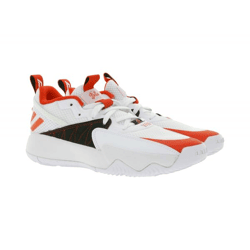 adidas Dame Certified Extply 2.0 Herren Basketball-Schuhe nachhaltige Damian Lillards Style Hallen-Schuhe mit Bounce Sohle GY8965 Weiß/Rot