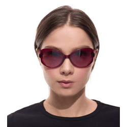 adidas Damen Sonnenbrille Schmetterlings-Brille Gradient-Brille UVA & UVB Schutz Filterkategorie 2 Urlaubs-Brille EW3542 Violett