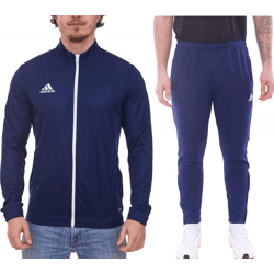 adidas Entrada 22 Herren Jogginganzug nachhaltiger Präsentations-Anzug mit AEROREADY H57523/HC0333 Navy