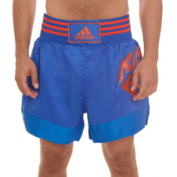 adidas Thai Boxing Shorts, Kickboxing Shorts for Women and Men, Sports Shorts ADISKB02_A Blue/Orange