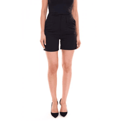 AJC Damen schlichte Sommer-Shorts kurze Freizeit-Hose Alltags-Shorts 27735940 Schwarz