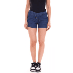 ALIFE AND KICKIN Damen modische Sommer-Shorts gepunktete Baumwoll-Shorts 10095816 Blau