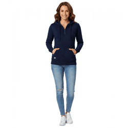 alltagstaugliche Helly Hansen Damen Sweat-Jacke mit Kapuze Zip-Hoodie mit Taschen 280 g/m² 79217_590 Navy-Blau