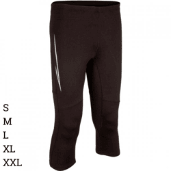 Avento 3/4-Length Running Pants 74PO Black, 5 Assorted Sizes, 52 Pieces