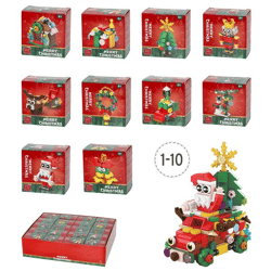Baustein Set Weihnachten 3, 10/s, Display