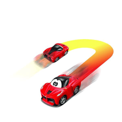BB Junior U-Turn LaFerrari: Toddler vehicle with unique pullback function - toy car