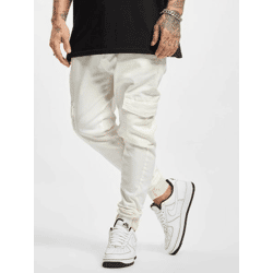 Comfortable 2Y Premium Men's Skinny-Fit Stretch Jeans with Zipper, Cotton, Beige