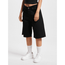 bequeme DEF Damen Shorts mit Baumwolle Schwarz