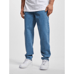 bequeme DEF Herren Jeans Taschen Denim mit Baumwolle Blau