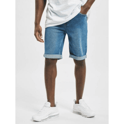 bequeme Denim Project Herren Jeans Stretch Reißverschluss Taschen mit Baumwolle Blau