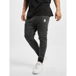 bequeme Just Rhyse Herren Hose Taschen Rippbündchen mit Baumwolle Schwarz