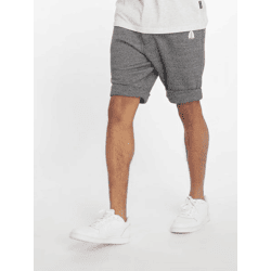 bequeme Just Rhyse Herren Shorts Reißverschluss Taschen 300 g/m² mit Baumwolle Grau