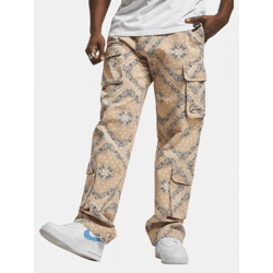 bequeme Karl Kani Herren Jeans mit Baumwolle Beige