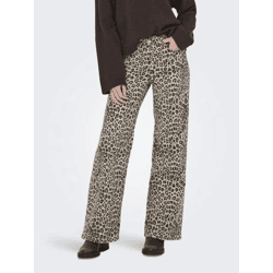 Comfortable Only Women's Jeans in Beige Cotton