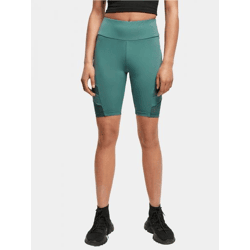bequeme Urban Classics Damen Hose Stretch Mesh 210 g/m² Grün