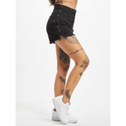 bequeme Urban Classics Damen Shorts mit Baumwolle Schwarz