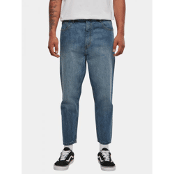 bequeme Urban Classics Herren Jeans Reißverschluss Taschen 370 g/m² mit Baumwolle Blau
