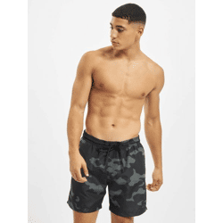 bequeme Urban Classics Herren Shorts Kordelzug Reißverschluss 106 g/m² Camouflage