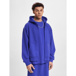bequemer DEF Herren Hoodie mit Baumwolle Blau