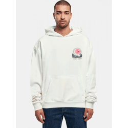 bequemer Merchcode Herren Hoodie Kapuze Oversize 460 g/m² mit Baumwolle Weiß