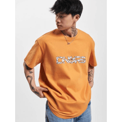 bequemes Dangerous DNGRS Herren T-Shirt Oversize 240 g/m² mit Baumwolle Orange