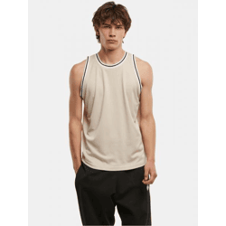 bequemes DEF Herren T-Shirt Mesh Beige