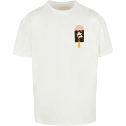 bequemes Merchcode Herren T-Shirt Oversize 240 g/m² mit Baumwolle Weiß