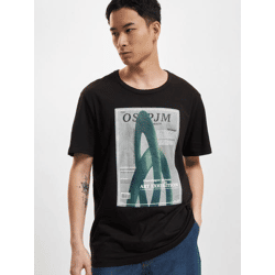 bequemes Only & Sons Herren T-Shirt Schwarz