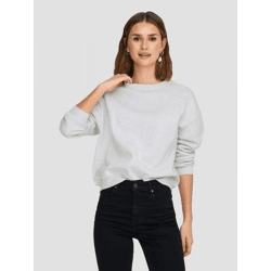 Comfortable Only Women's Cotton Sweatshirt in Gray
