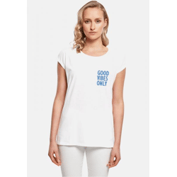 bequemes POD Damen T-Shirt 140 g/m² mit Baumwolle Weiß