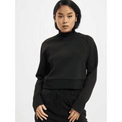 bequemes URBAN CLASSICS Damen Sweatshirt Stretch 340 g/m² Schwarz