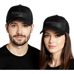 Bleeding Through Unisex Metalcore-Band Trucker-Cap mit atmungsaktiven Mesh-Einsatz Baseball-Cap TC109514BTH Schwarz