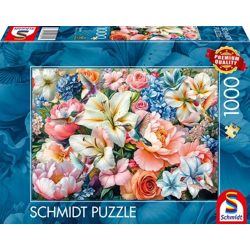 Blumen in Pastell - 1000 Teile Puzzle