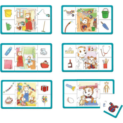 Bobo Siebenschläfer, What belongs to it? - Bring-along game in metal tin