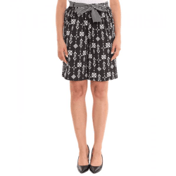 BOYSEN´S Damen Bermuda nachhaltige High-Waist Sommerhose mit Bindegürtel 97155320 Schwarz