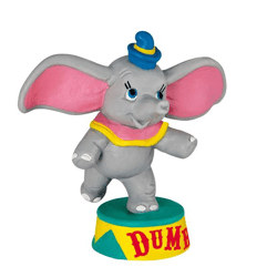 Bullyland 12436 - Walt Disney Dumbo standing, 7,5cm